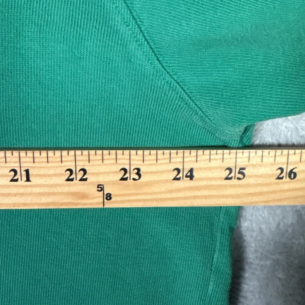 Polo Ralph Lauren Rugby Polo Shirt Mens Large Green Long Sleeve Distressed
